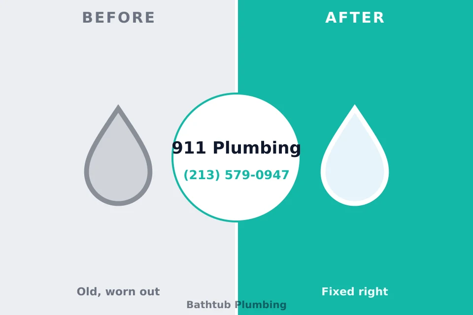 Before and after: plumbing repair Breckenridge Hills, MO